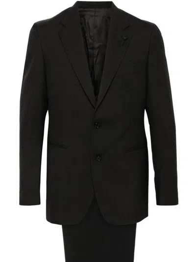 Lardini Wool Suit In Grey