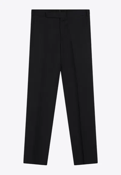 Lardini Wool Tailored Pants In Black