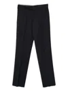 Lardini Wool Tailored Trousers In Black