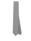 Lardini Wool Tie In Grey