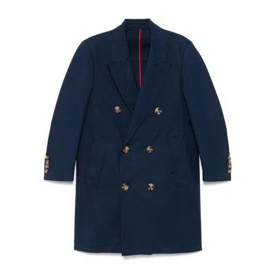 Lardini X Tommy Hilfiger Coats In Blue