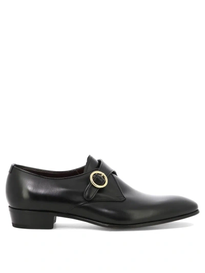 Lardini "zak" Monk Shoes In Black