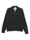 Lardini Double Knit Bomber In Black