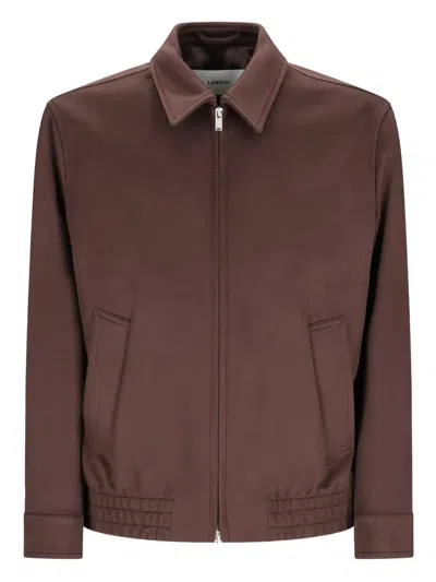 LARDINI ZIP-FASTENING JACKET