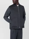 Lardini Zip Gilet Wool Front Pockets In Gray