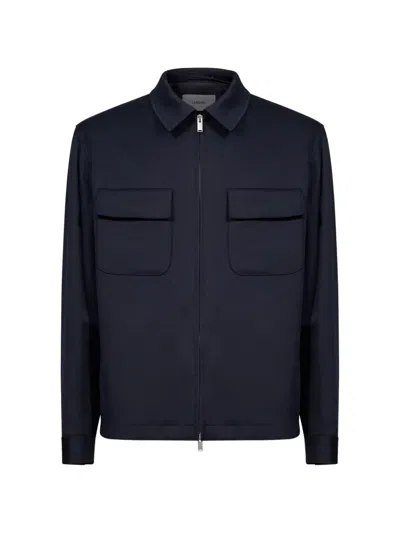 Lardini Zip-up Flap-pocket Jacket In Multi