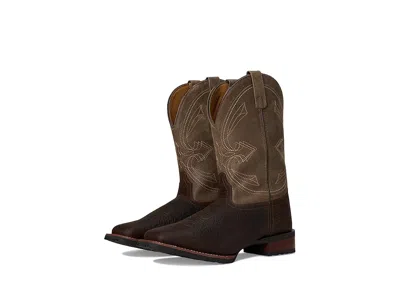 Laredo Elias Cowboy Boots Chocolate/tan : 10 3e - Extra Wide, Leather