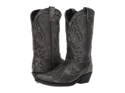 Laredo Garrett Cowboy Boots Sanded Black : 10 4e - Extra Wide, Leather