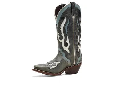 Laredo Honky Women's Boots Navy: 6.5 B - Medium, Leather In Multi
