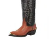 Laredo Men's Peanut Lizard Western Boots In Multi
