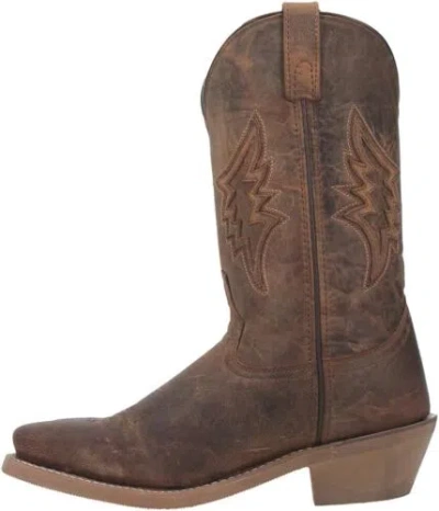 Pre-owned Laredo Men's Round Toe Western Boot In Taupe