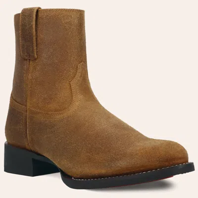 Laredo Men's Vanguard Rust Round Toe Ankle Boots In Brown