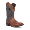 Laredo Mens Ross Block Heel Cowboy Boots In Brown