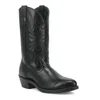 Laredo Paris Western Boots Men's Black Leather Mid-calf Cowboy Gal1121 In Black