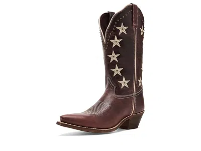 Laredo Serenade Cowboy Women's Boots Red: 9.5 B - Medium, Leather In Brown