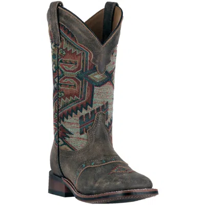 Laredo Women's Cowgirl Approved Scout Aztec Boot In Brown/multi