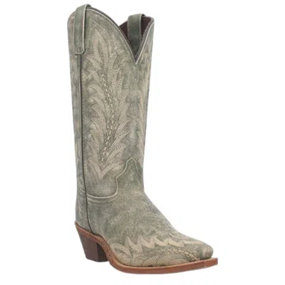 Laredo Women's Emmylee Fancy Stitch Cowboy Boot In Green