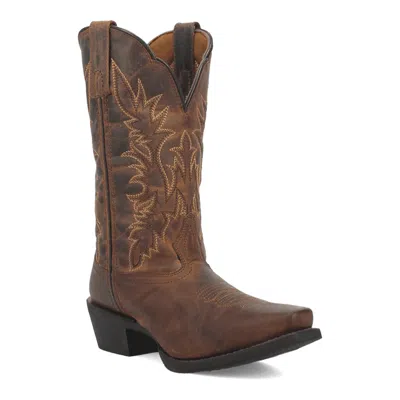 Laredo Women's  Malinda 51134 Brown Leather Square Toe Western Boots Zogg2015