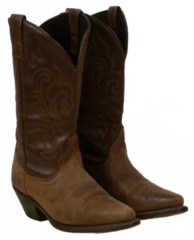 Laredo Women's Nm 11 Snip Toe Cowboy Boot In Gaucho In Brown