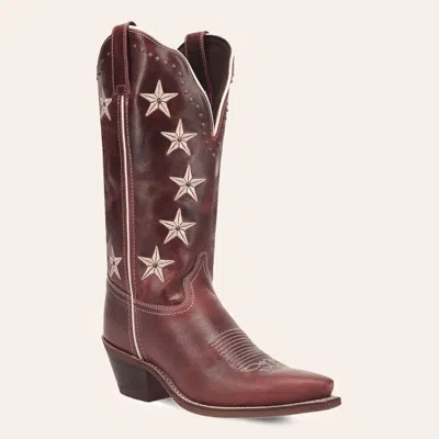 Laredo Women's Serenade Dark Red Snip Toe Cowboy Boots