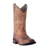 Laredo Womens Anita Block Heel Cowboy Boots In Brown