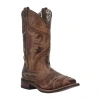 Laredo Womens Charli Flat Heel Cowboy Boots In Brown