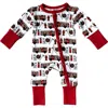 Laree + Co Alcaous Convertible Baby Footie In Red
