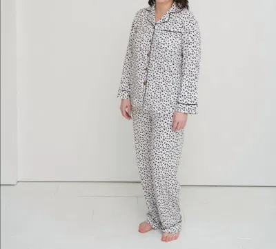 Laree + Co Allie Bamboo Luxe Lounge Set In Leopard In Multi