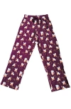 Laree + Co Griffin Adult Lounge Pants In Burgundy