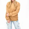 Laree + Co Honey Sweatshirt In Light Brown