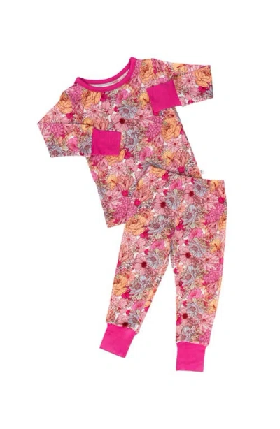 Laree + Co Kids'  Journee 2-piece Long Sleeve Set In Pink