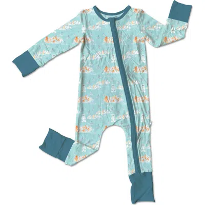 Laree + Co Babies'  Jude Convertible Footie In Blue