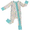 Laree + Co Kayelee Leopard Ruffle Convertible Footie