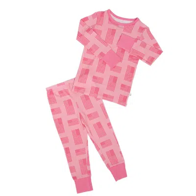 Laree + Co Kids'  Kenzie 2-piece Long Sleeve Set In Pink