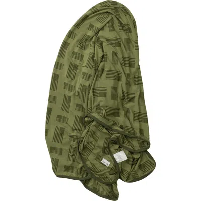 Laree + Co Kolton Toddler Blanket In Green