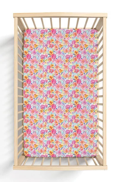 Laree + Co Korrie Crib Sheet In Floral