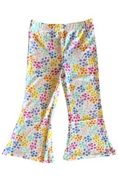 Laree + Co Kids'  Korrie Flared Leggings In Dots
