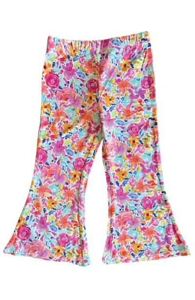 Laree + Co Kids'  Korrie Flared Leggings In Floral