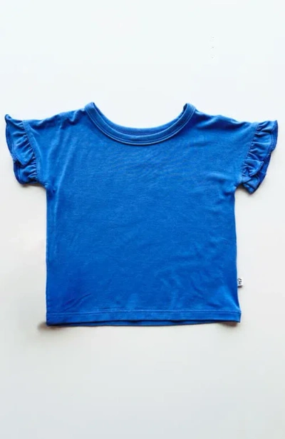 Laree + Co Babies'  Korrie Ruffle Tee In Blue