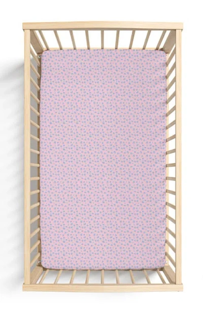 Laree + Co Lillian Crib Sheet In Pink