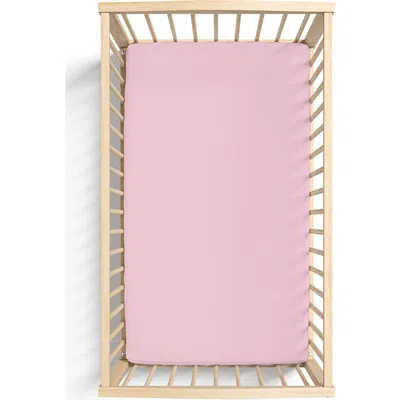 Laree + Co Lillian Crib Sheet In Pink