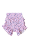 Laree + Co Lillian Ruffle Bummies In Leopard