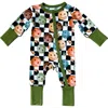 Laree + Co Luke Convertible Baby Footie In Green