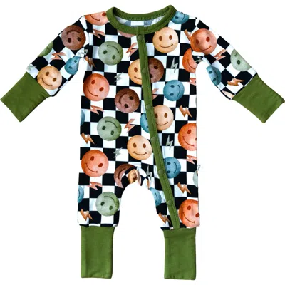 Laree + Co Luke Convertible Baby Footie In Green