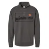 Laree + Co Men's Into The West Quarter Zip Sweatshirt In Black