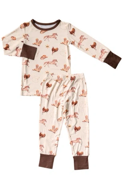 Laree + Co Paislee 2-piece Long Sleeve Set In Pattern