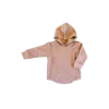 Laree + Co Waffle Knit Hooded Pullover