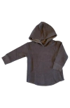 Laree + Co Waffle Knit Hooded Pullover