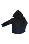 Laree + Co Waffle Knit Hooded Pullover