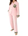 Laree + Co Women's Magnolia Bamboo Luxe Lounge Set In Pink In Pink